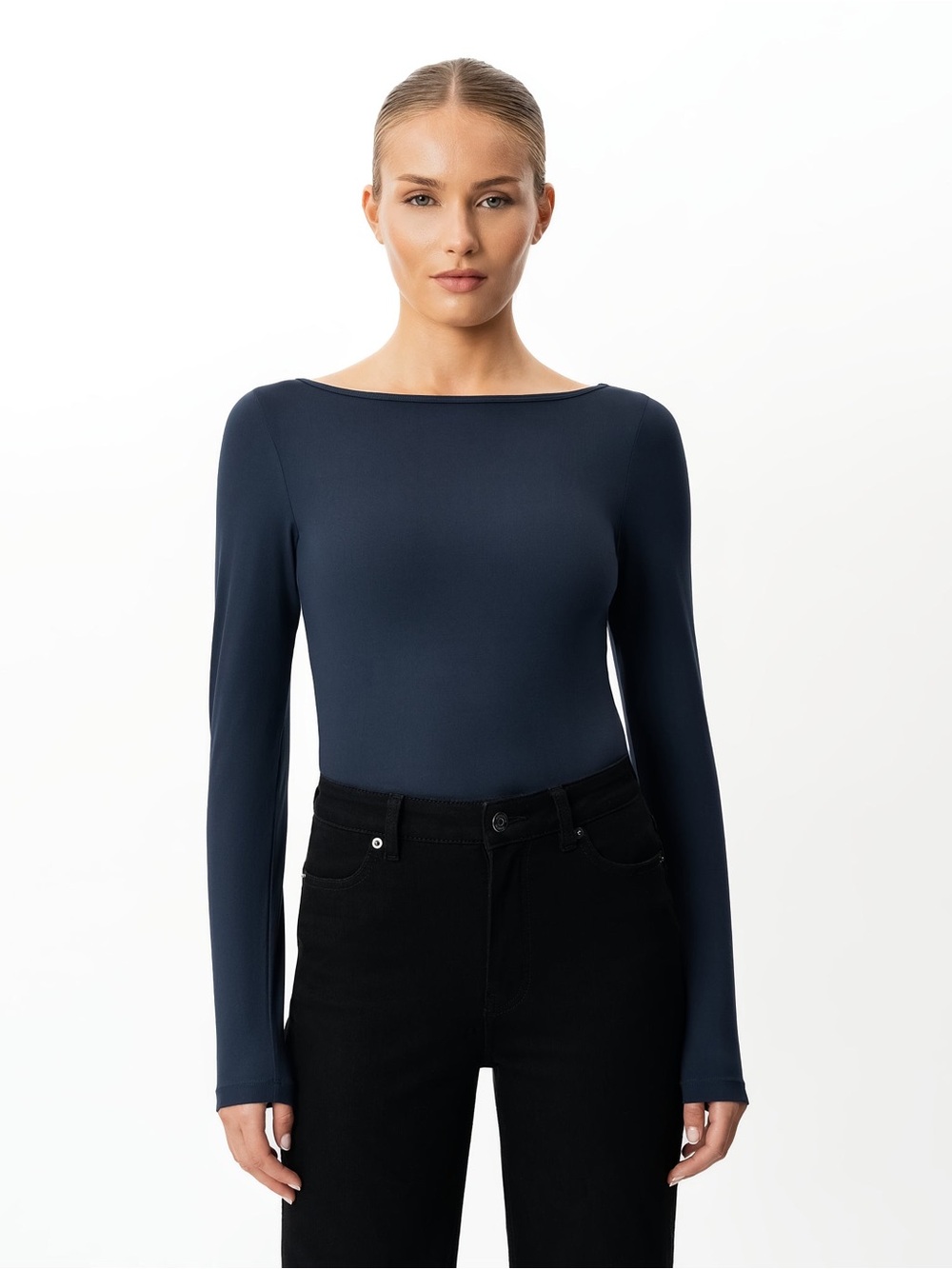 NINEPINE Soft Boatneck Long-sleeve XXL